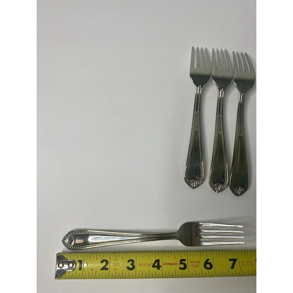 Lenox BEAD 18/10 Stainless Salad Forks 7